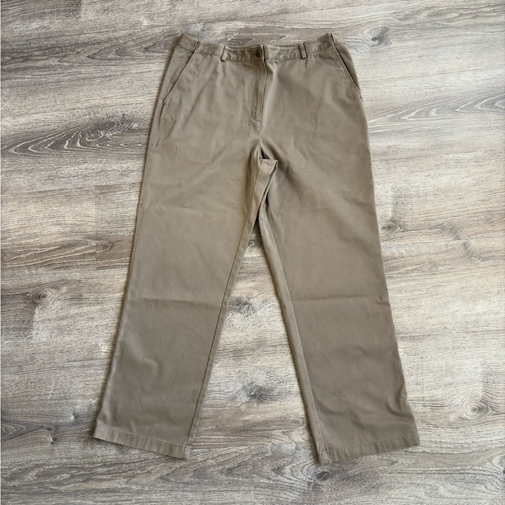 Wrinkle-Free Bayside Pants, High-Rise Hidden Comfort Waist Straight-Leg